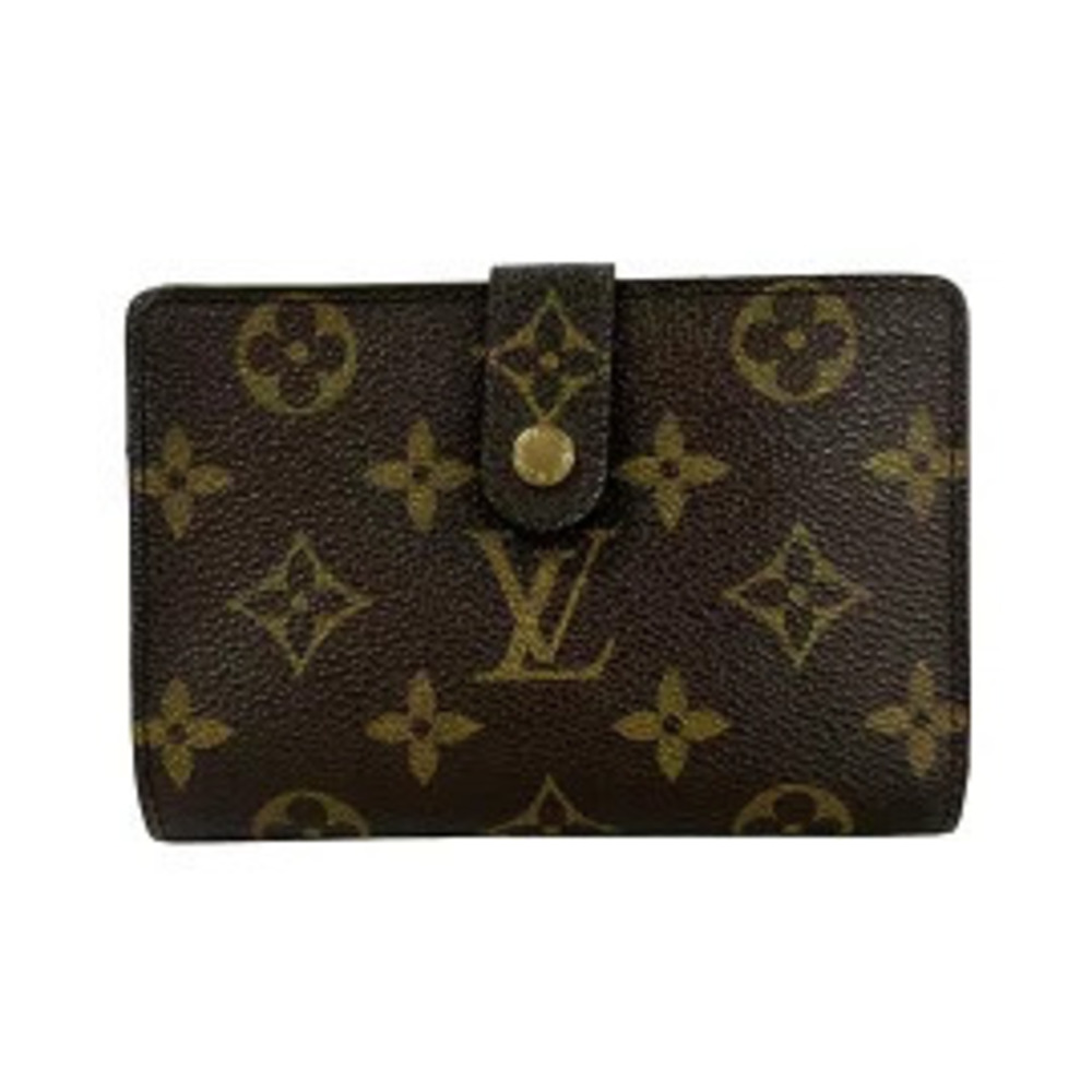 LOUIS VUITTON Porte Monnaie Billet Viennois Bi fold Wallet Leather